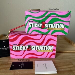 ♠️Kate Spade Bubble Gum 3D Crossbody Set